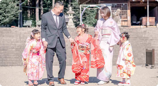 七五三同行撮影